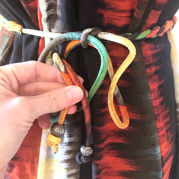 MULTI COLOUR SUMMER DRESS - Picture 5 of 7